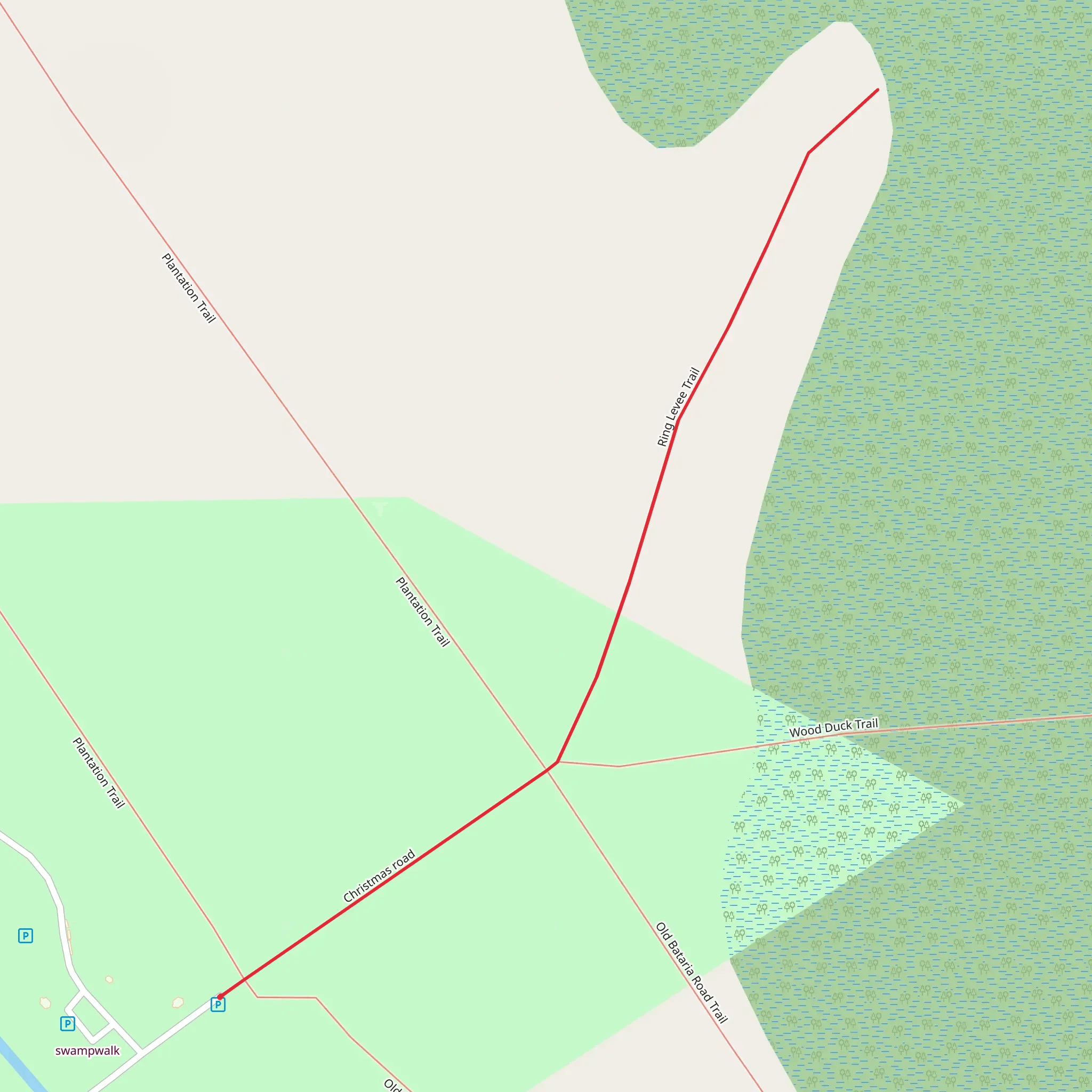 Ring Levee Trail mobile static map