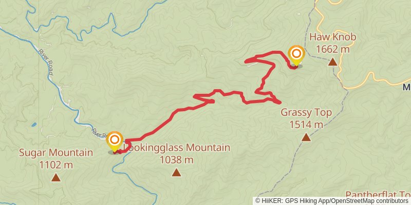 Benton Mackaye Trail stage 17 Map
