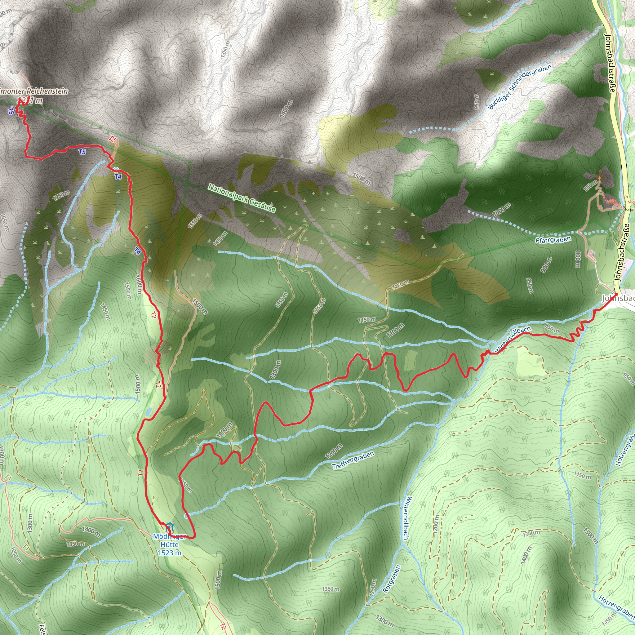 Admonter Reichenstein mobile static map