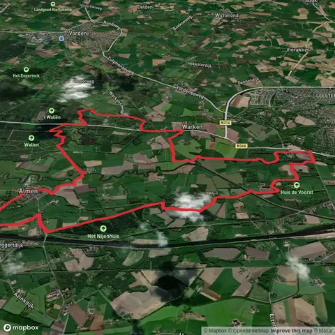 Kasteel De Voorst and Kasteel Het Velde via Binnen Weg