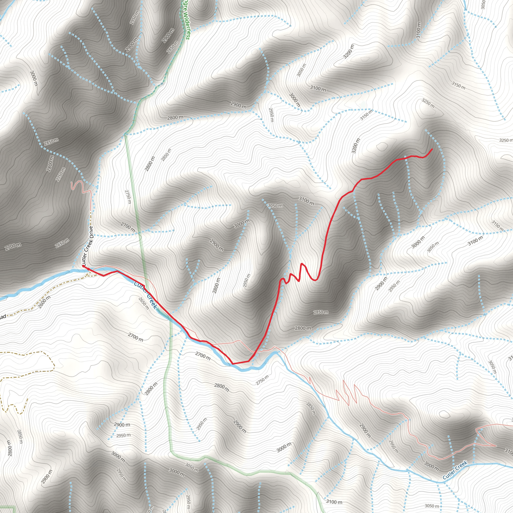 Okeson Trail mobile static map