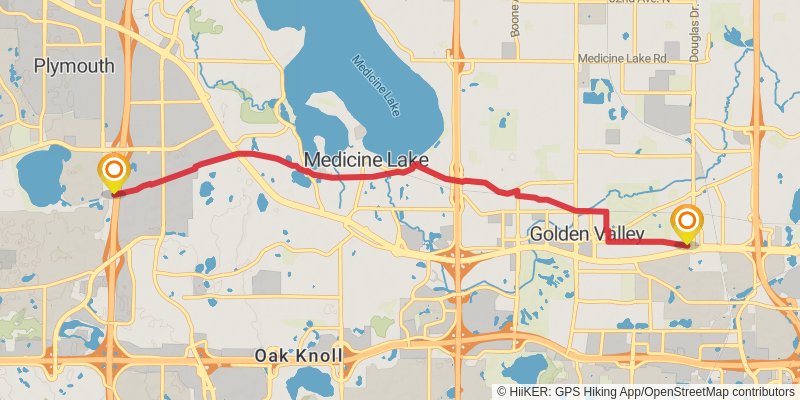 Luce Line Trail stage 6 Map