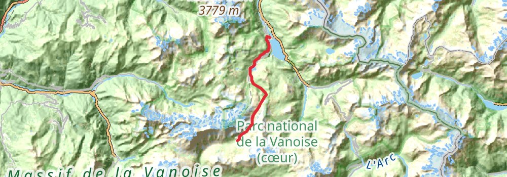 Via Alpina - Red Trail stage 103 Map