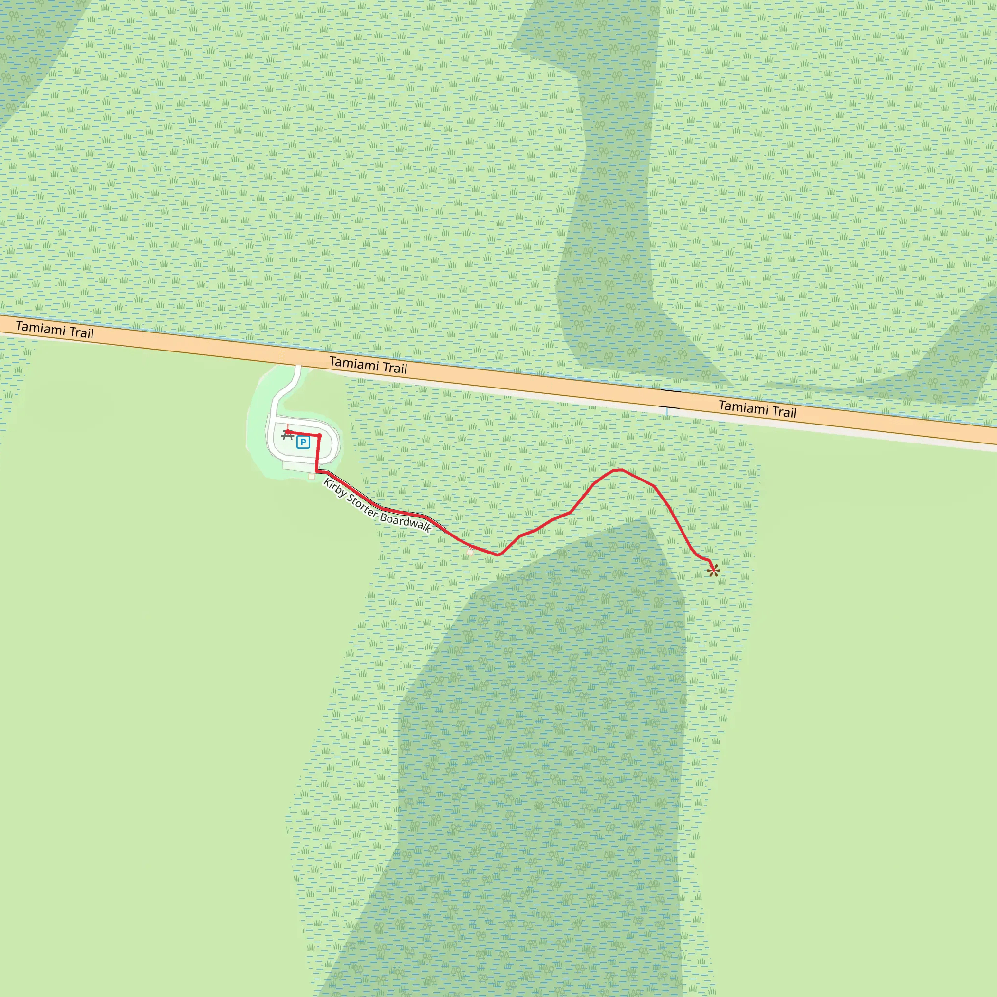 Kirby Storter Nature Trail mobile static map