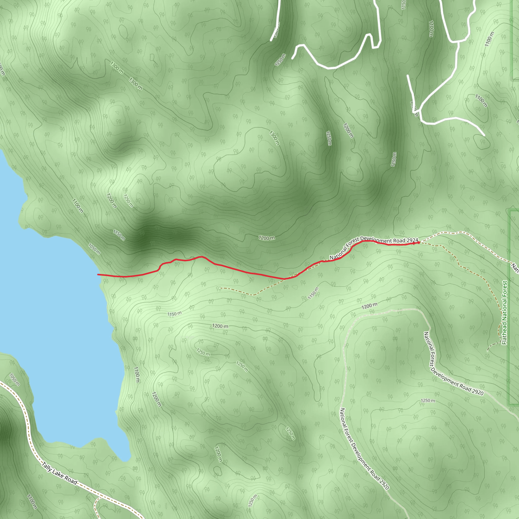 Stovepipe Canyon Trail mobile static map