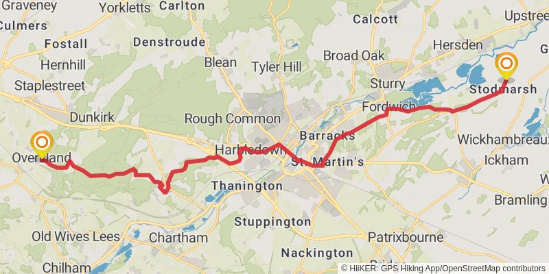 Augustine Camino stage 4 Map