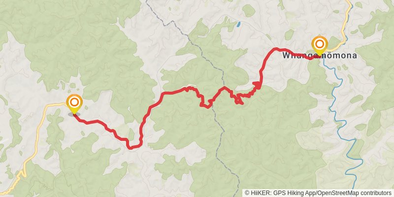 Forgotten World Highway stage 6 Map