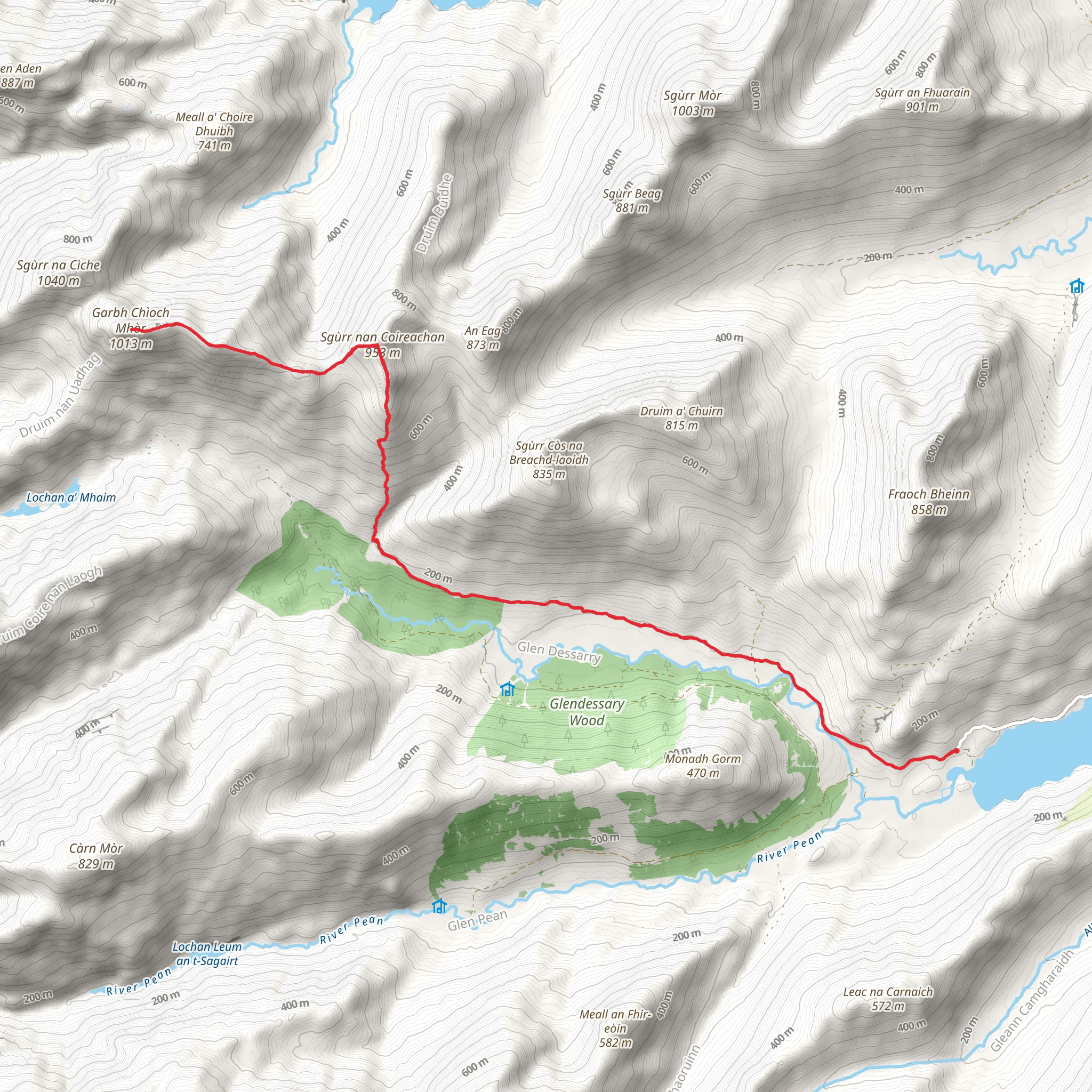 Garbh Chioch Mhòr mobile static map