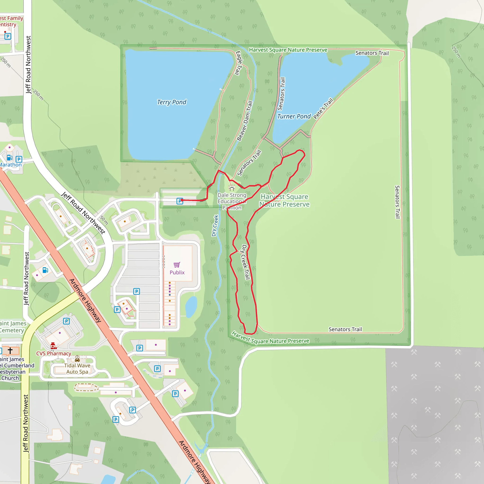 Dry Creek Loop mobile static map