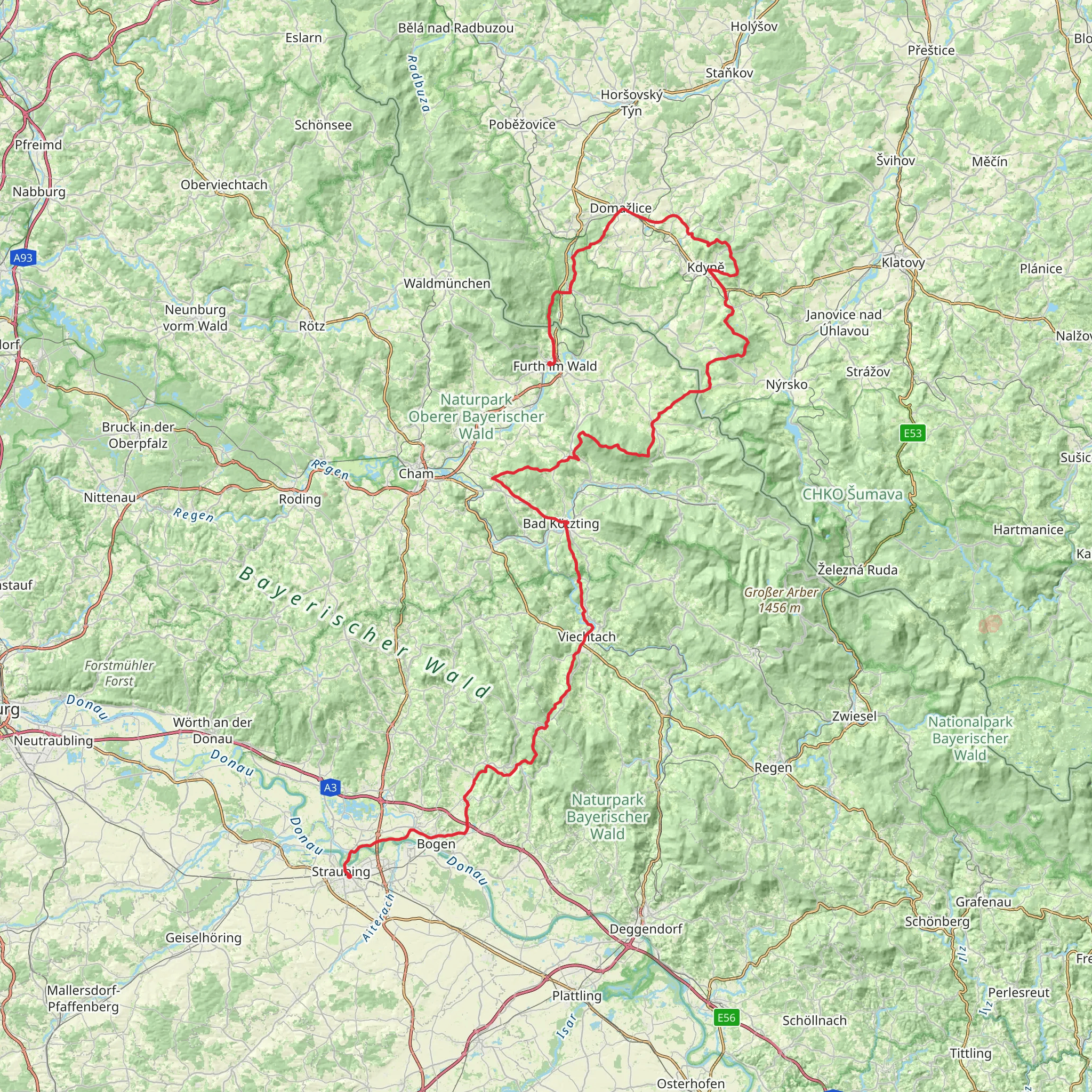 Baierweg mobile static map