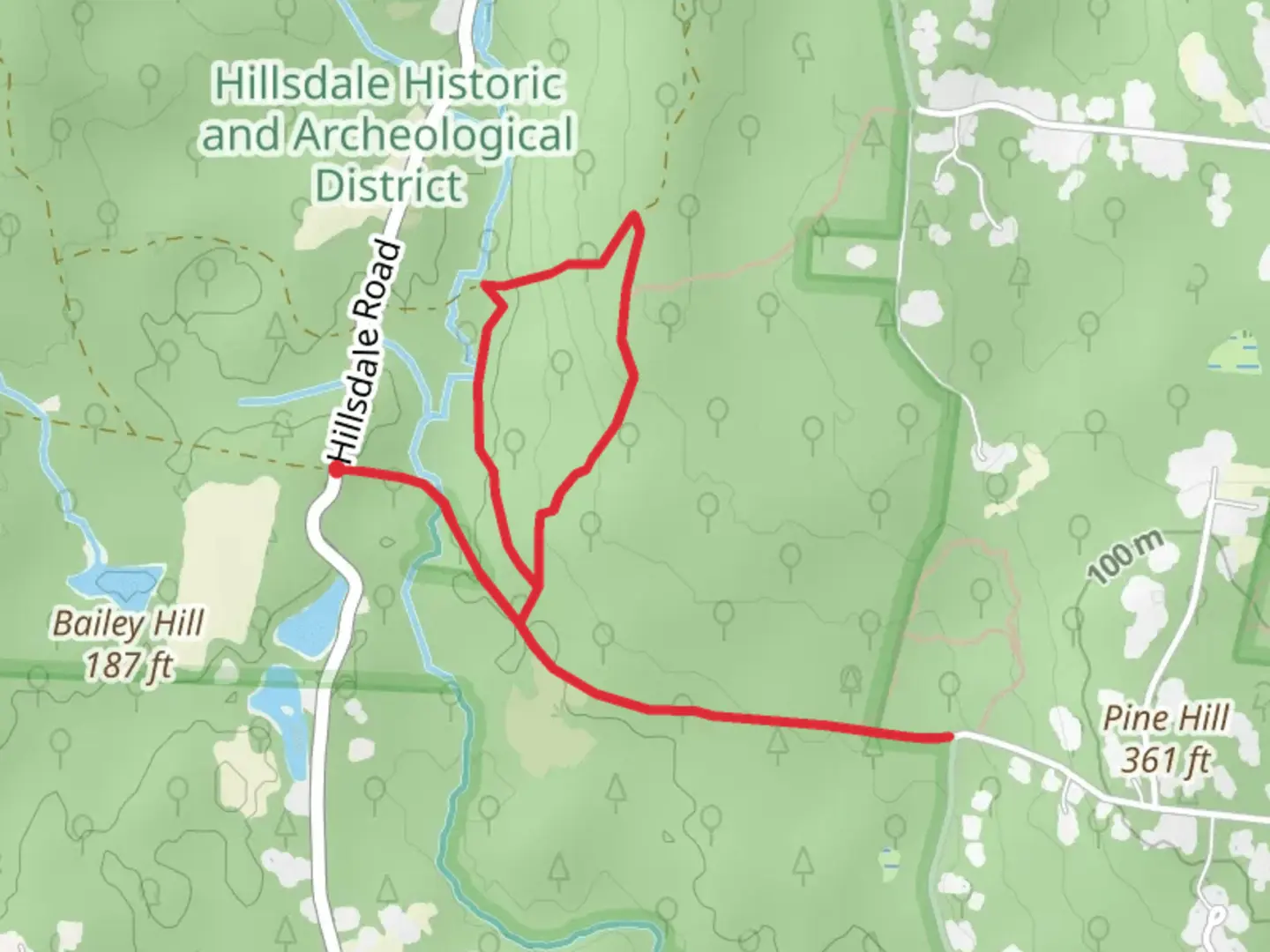An image depicting the trail Punchbowl and Beaver River Loop Trail and its surrounding area.