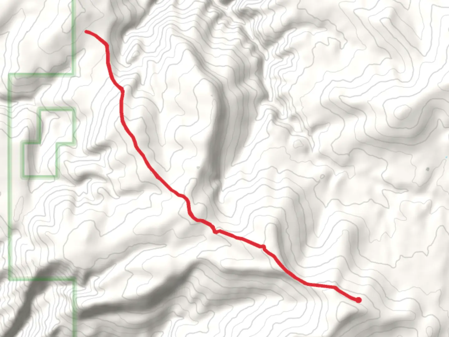 An image depicting the trail Mexican Hill and its surrounding area.