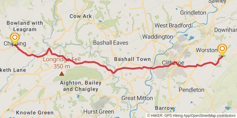 Blackpool to Bridlington - York stage 3 Map