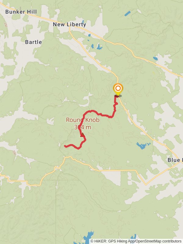 Round Knob - Knobstone Trail