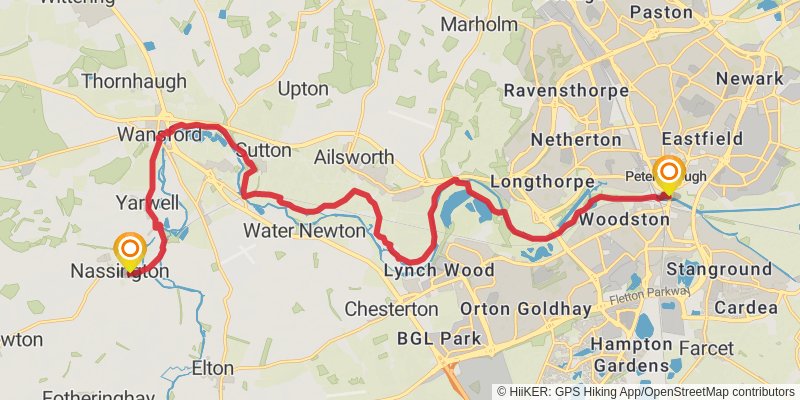 Nene Way stage 6 Map