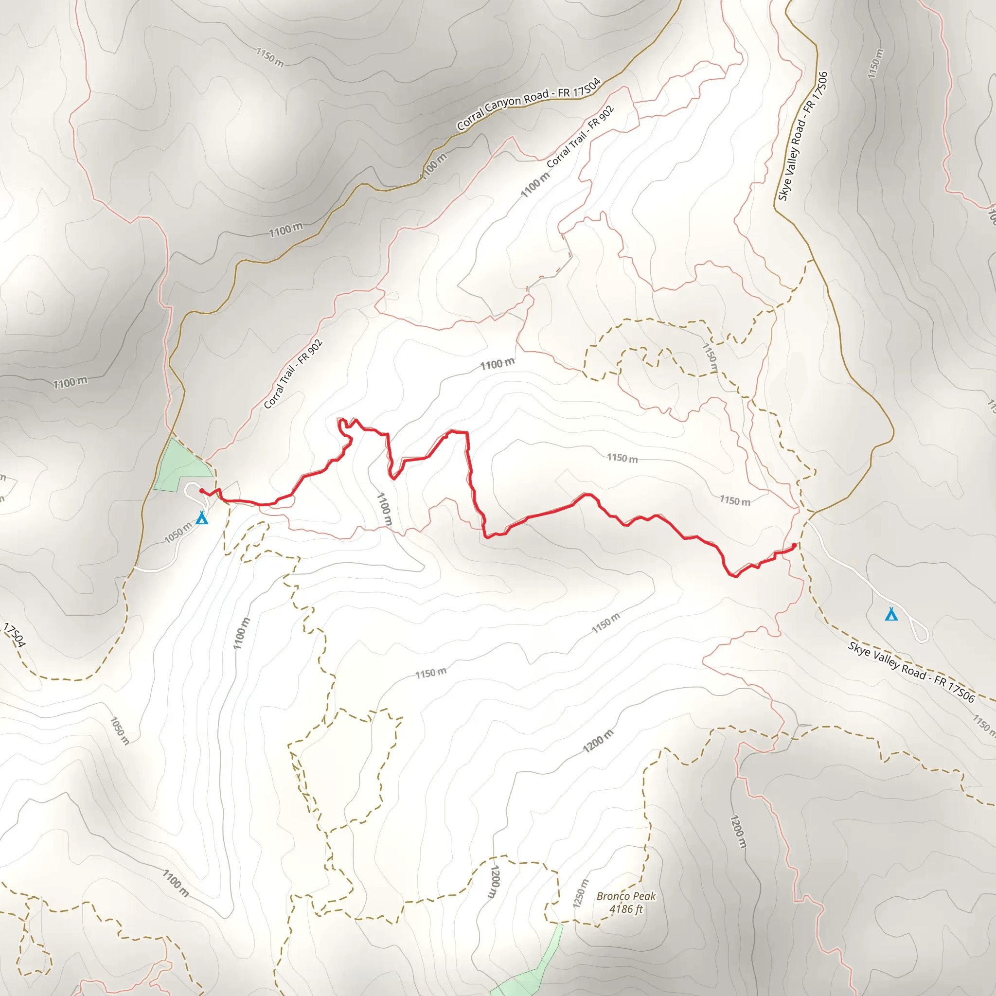 Bobcat Trail mobile static map