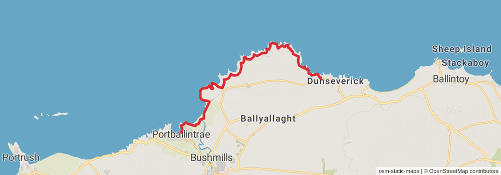 Causeway Coast Way stage 2 Map