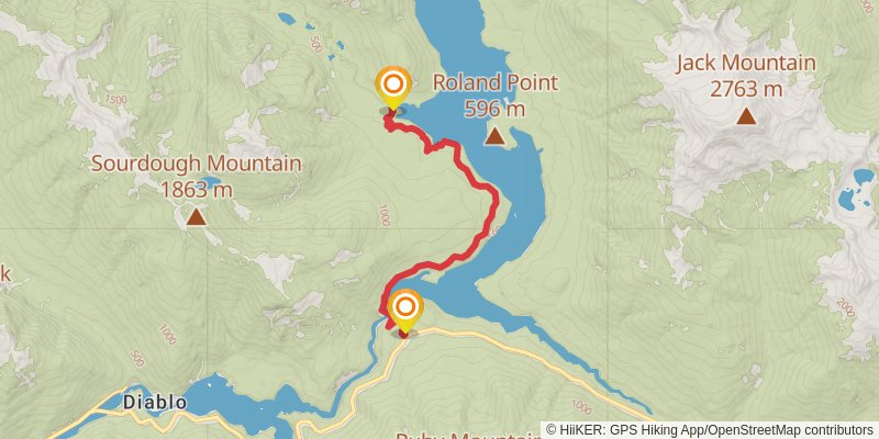 West Bank - Big Beaver Trail stage 2 Map