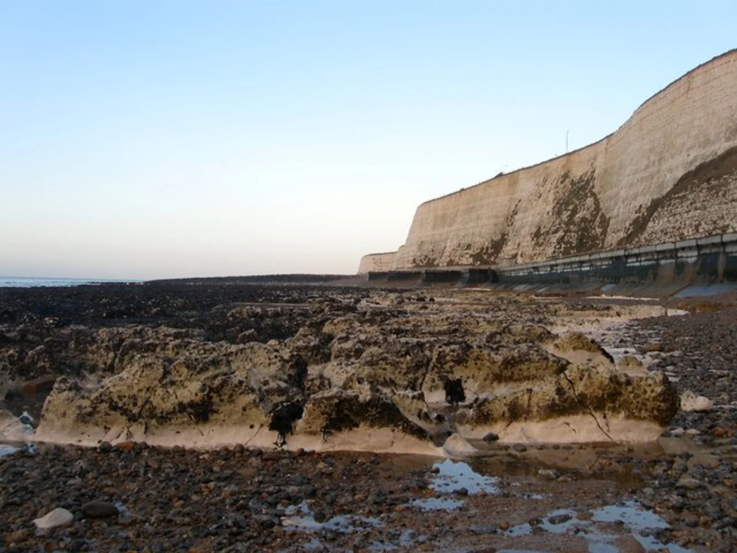 An image depicting the trail Saltdean Beach via Undercliff Walk and its surrounding area.