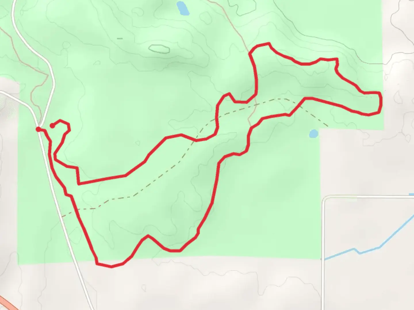 An image depicting the trail Big Aspen Loop Trail and its surrounding area.