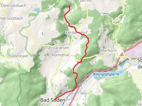 Bad Soden to Hilpertsmühle via Graf-von-Roedern Rundwanderweg