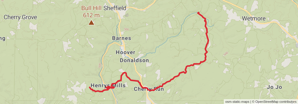 American Perimeter Trail - Northern Appalachian Primary stage 21 Map
