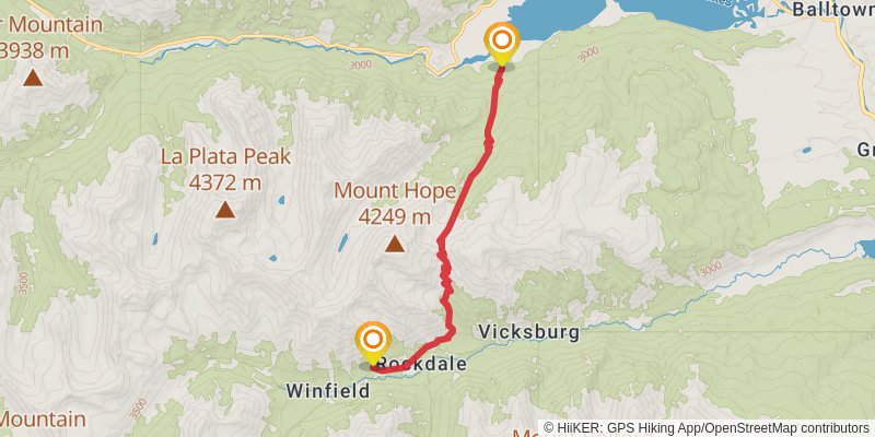 American Discovery Trail North Route stage 240 Map