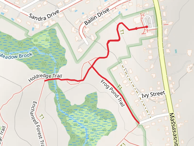 Holdredge Trail and Frog Pond Trail