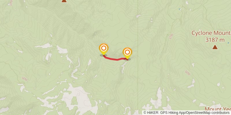 Rocky Fork Trail stage 2 Map
