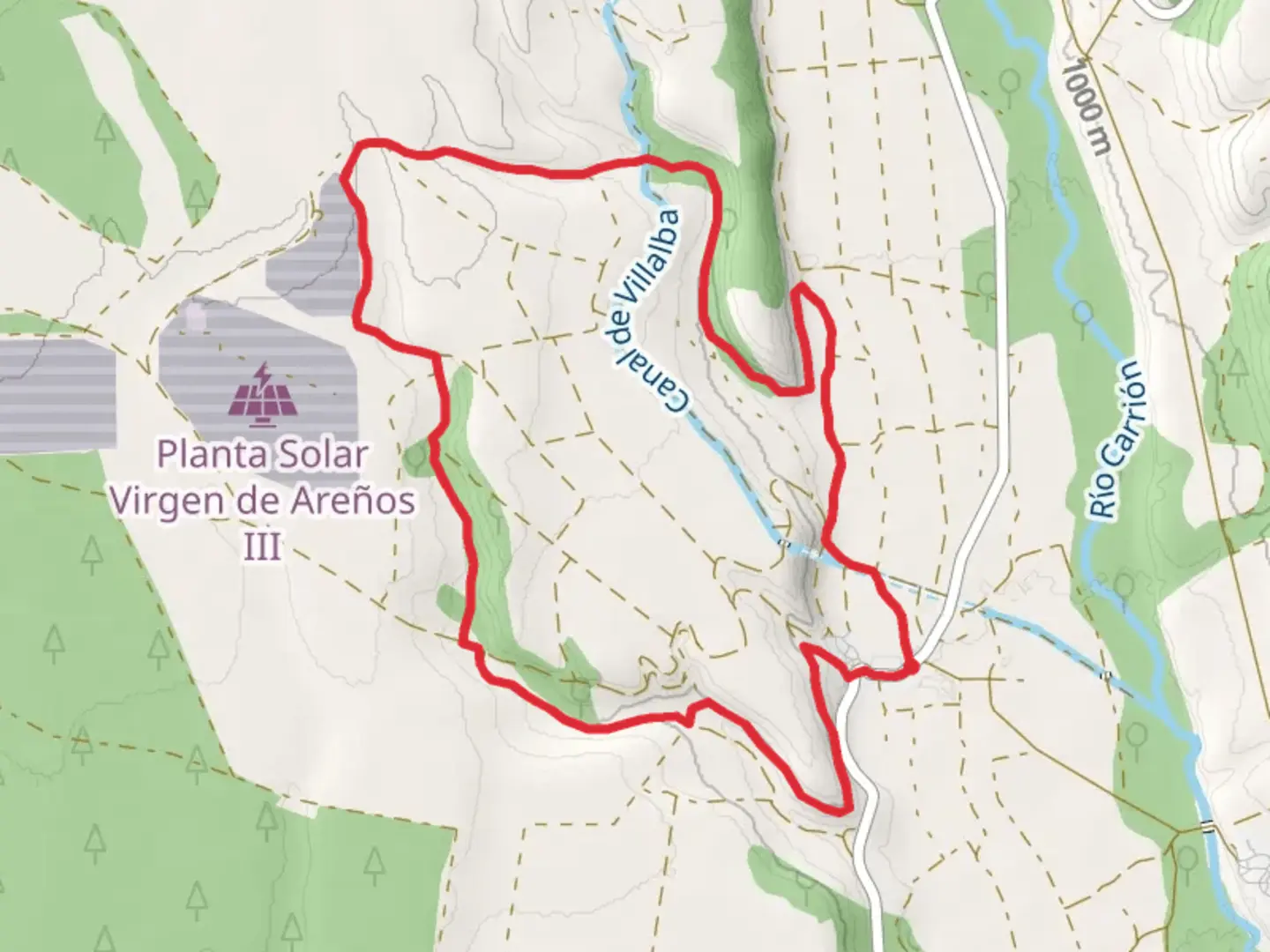 An image depicting the trail Valdecastro Path PR P 13 and its surrounding area.
