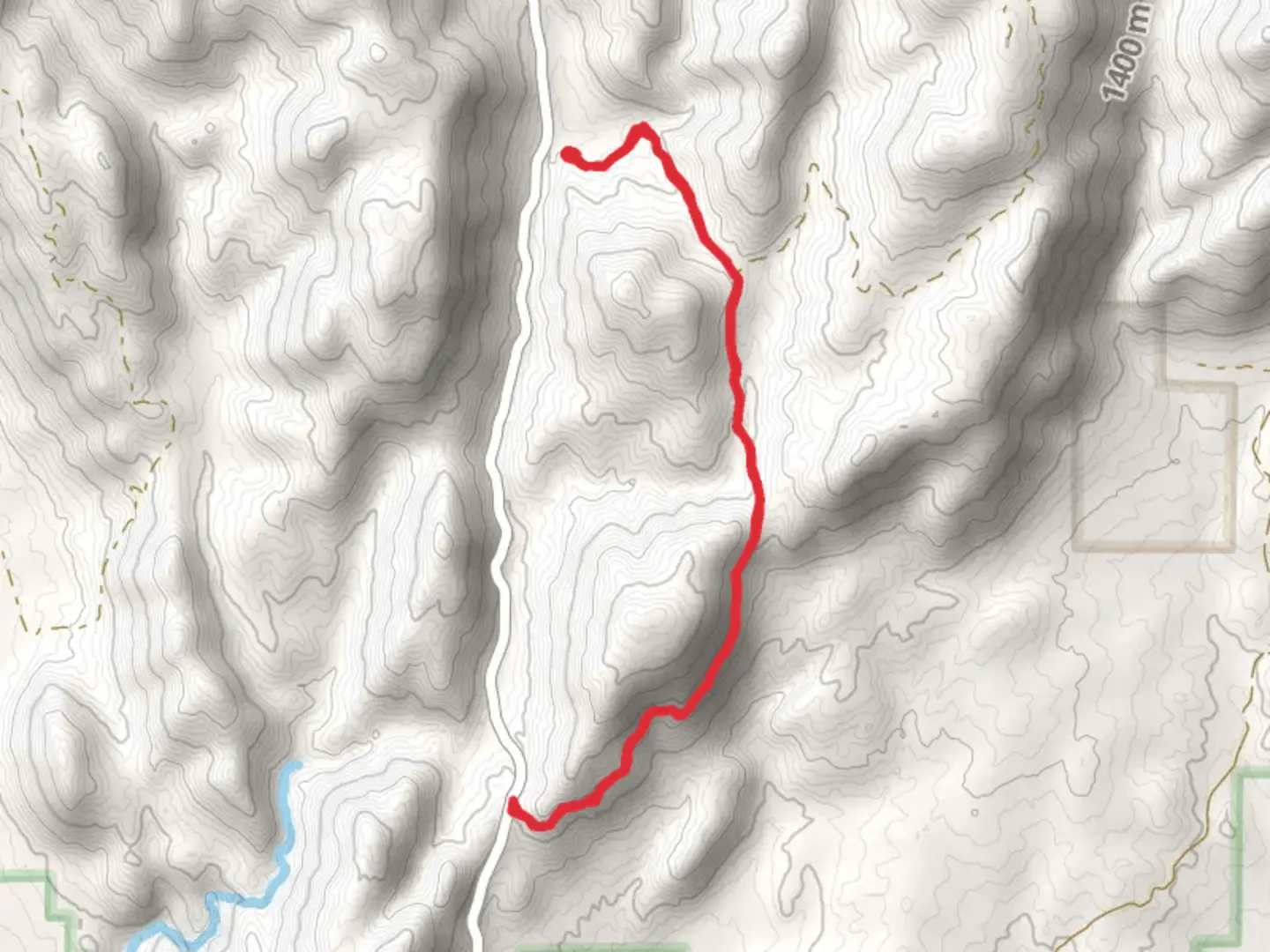 An image depicting the trail PCT from Cibbets Flat Campground and its surrounding area.