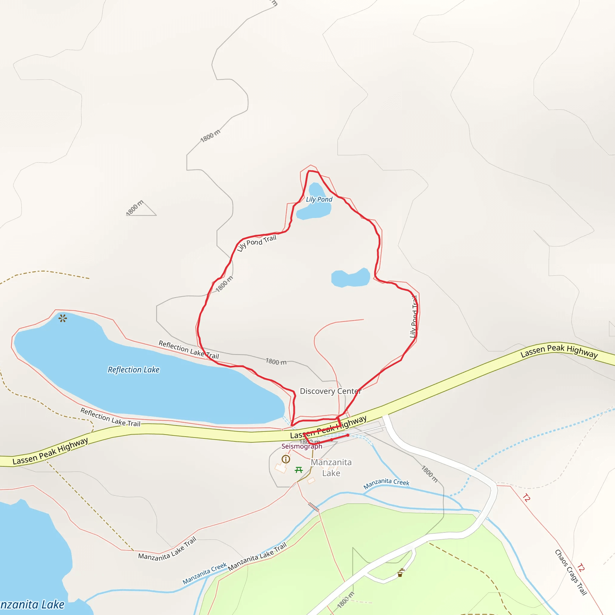 Lily Pond Interpretive Trail mobile static map