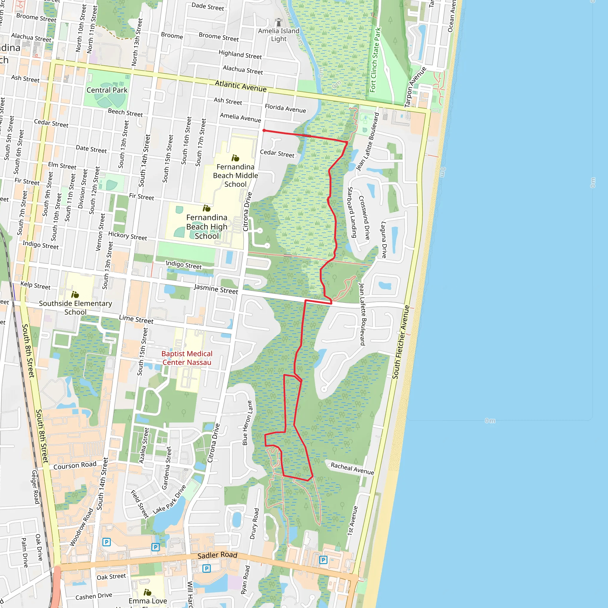 Citrona Road Walk mobile static map