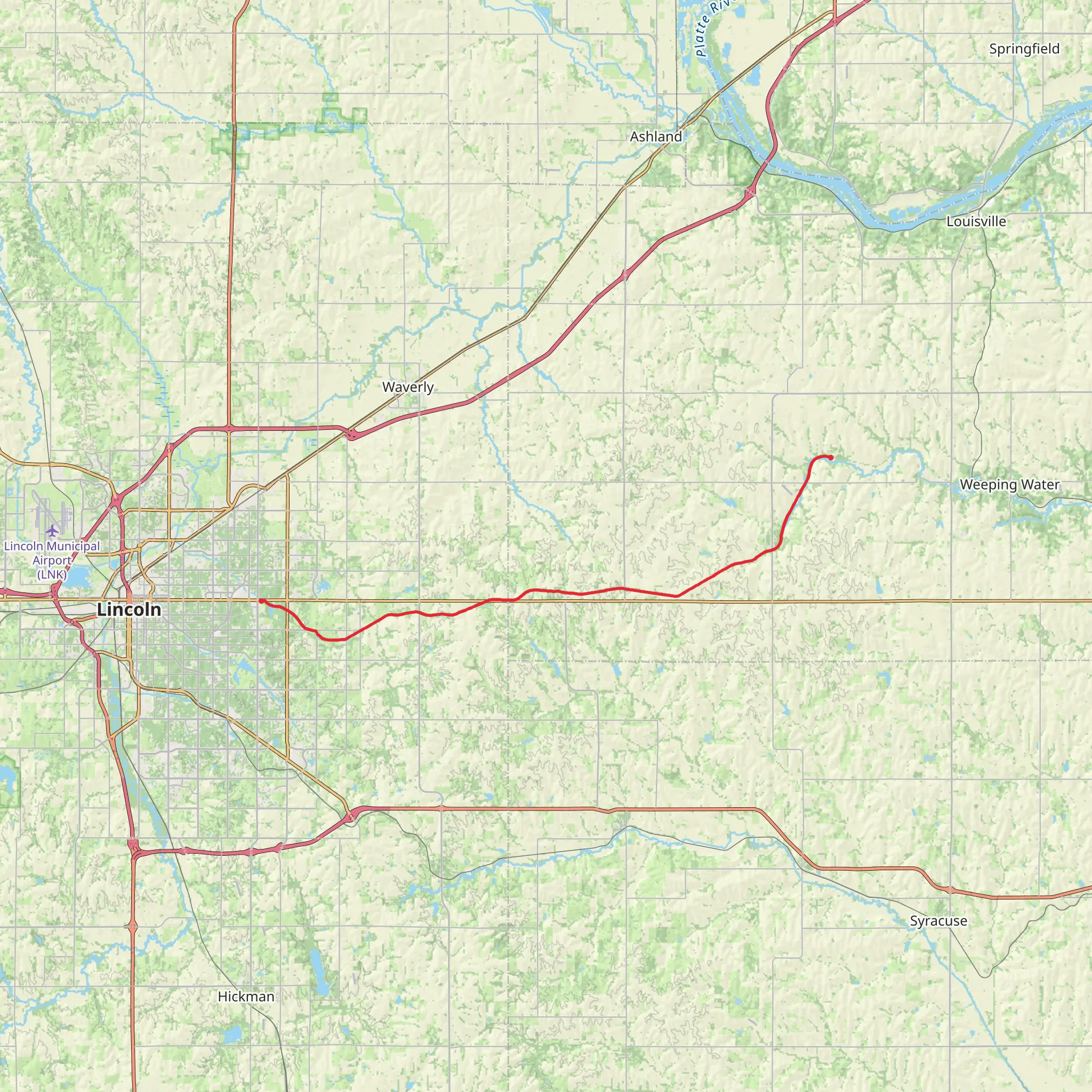 MoPac Trail East mobile static map