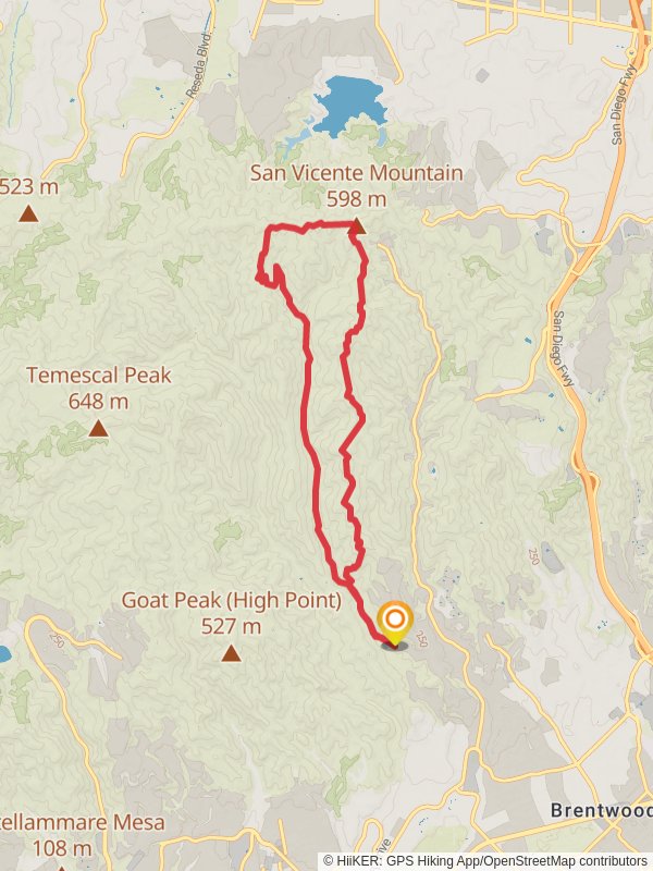 First Crack, Mulholland Drive and Sullivan Canyon Loop Trail