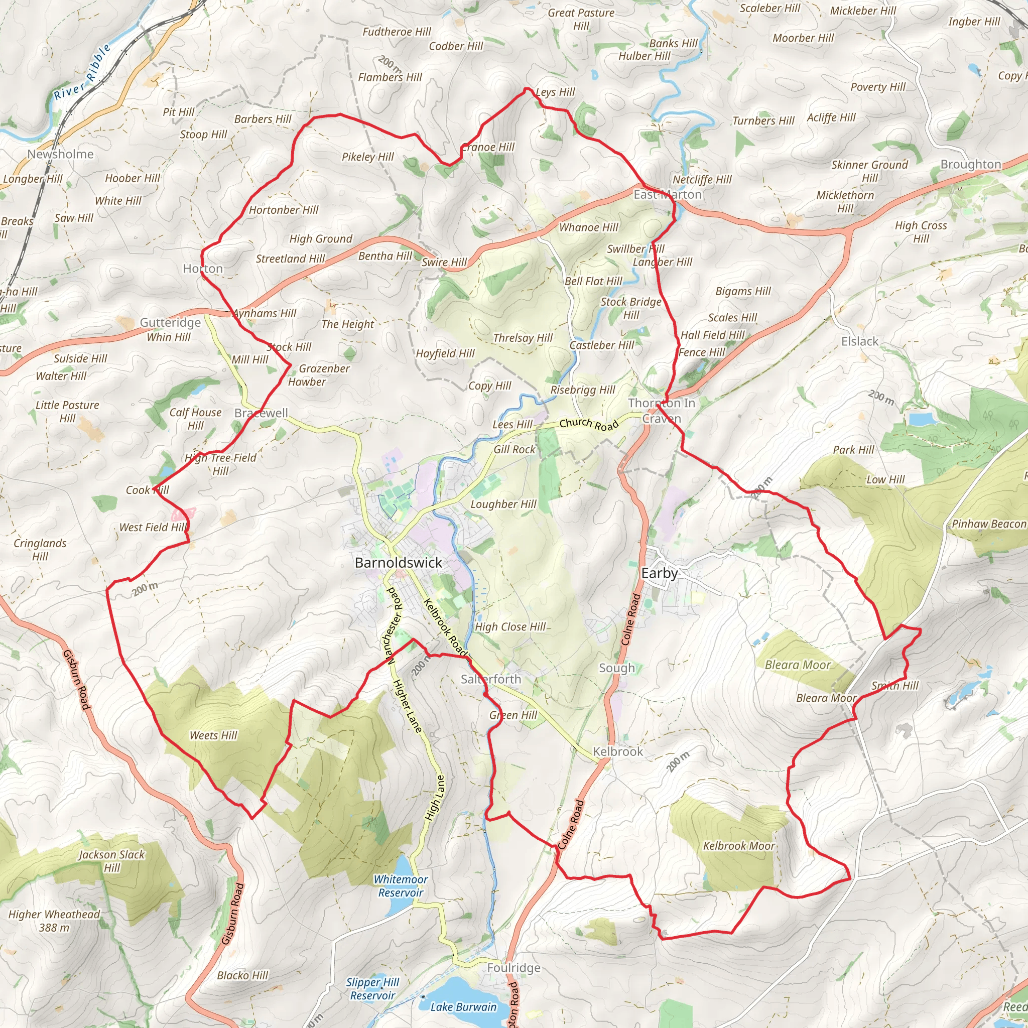West Craven Way mobile static map