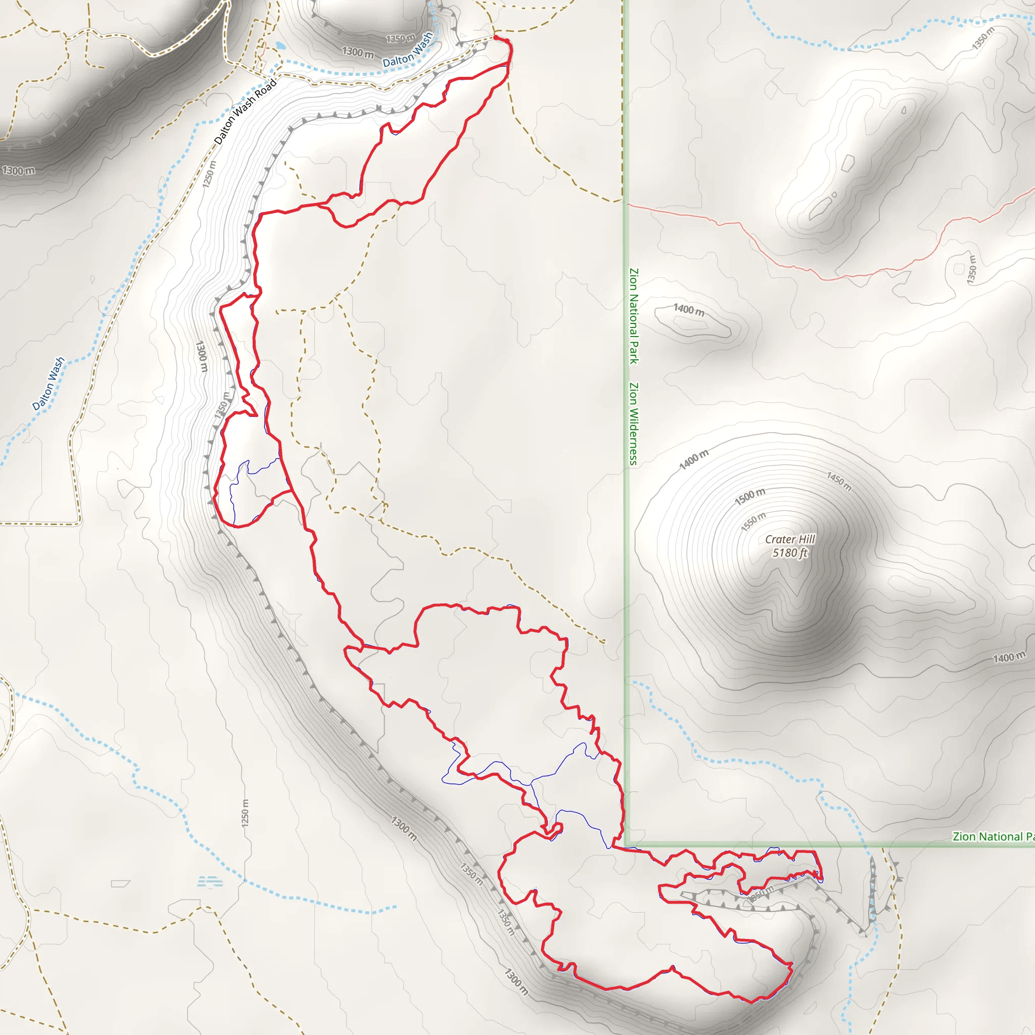 Margarita Trail, Holy Guacamole and Salt of the Rim Loop mobile static map