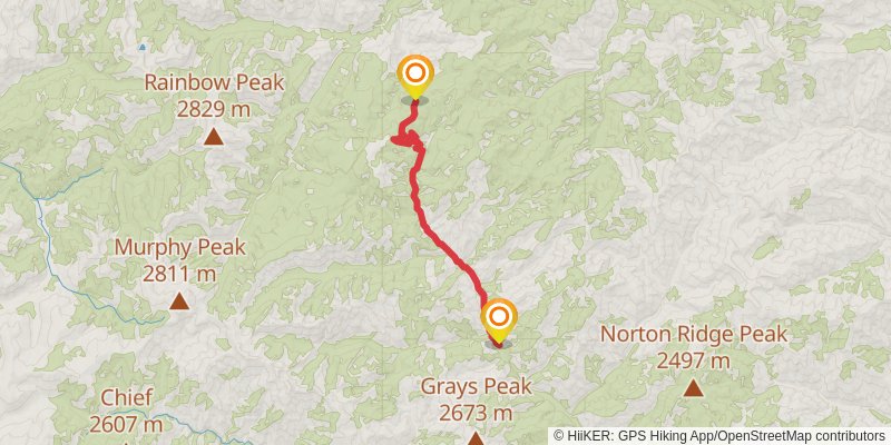 Ultra Pedestrian North Loop stage 52 Map