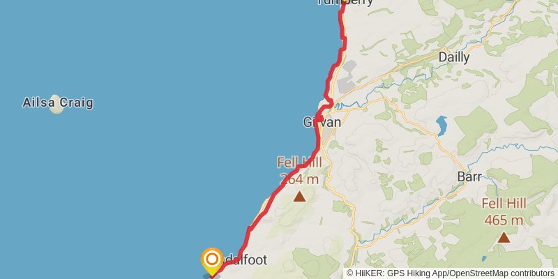 Firth o Clyde Rotary Trail stage 5 Map
