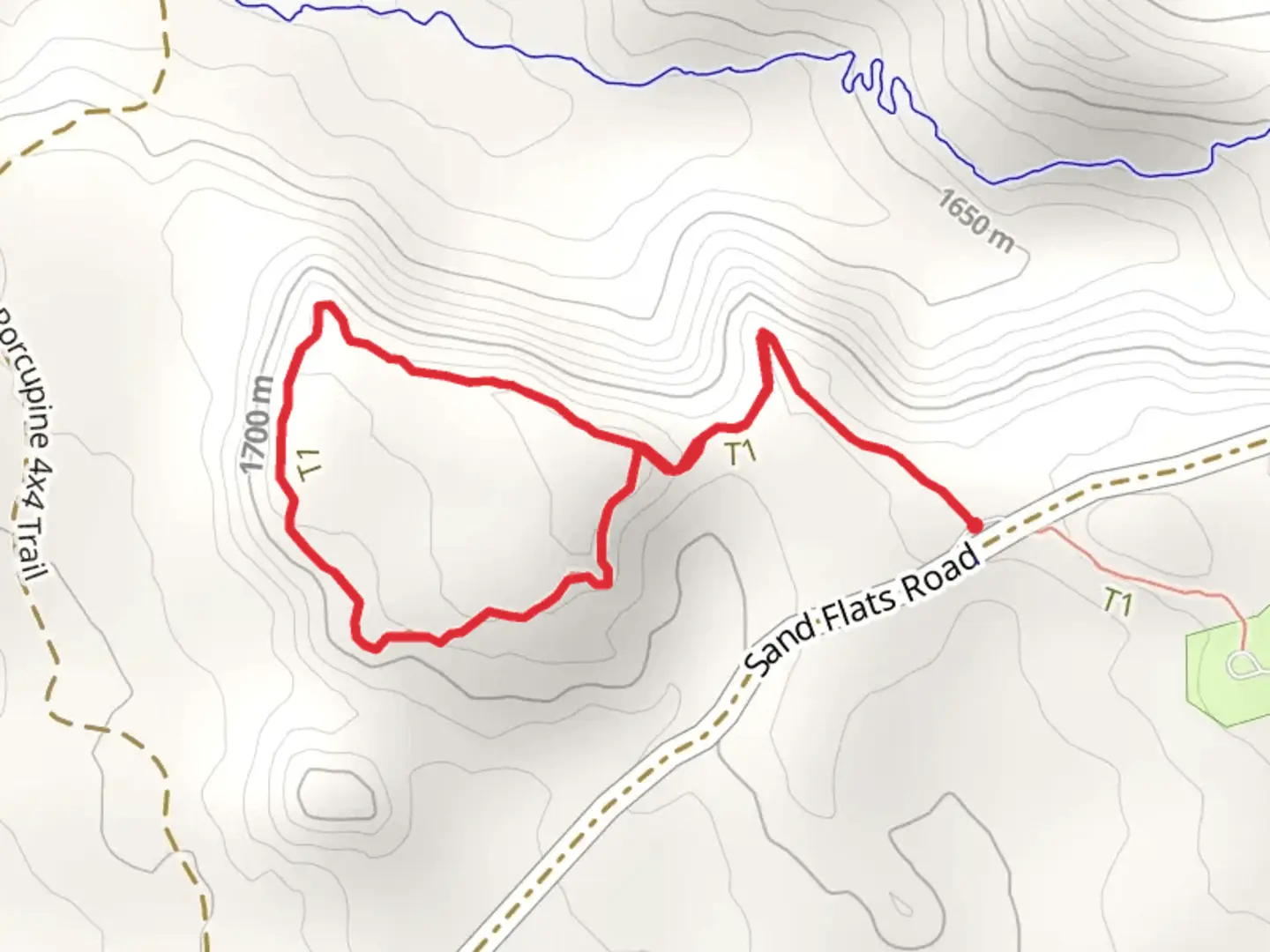 An image depicting the trail Juniper Trail and its surrounding area.