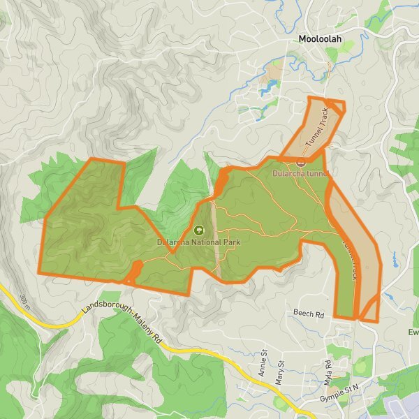 Dularcha National Park mobile static map