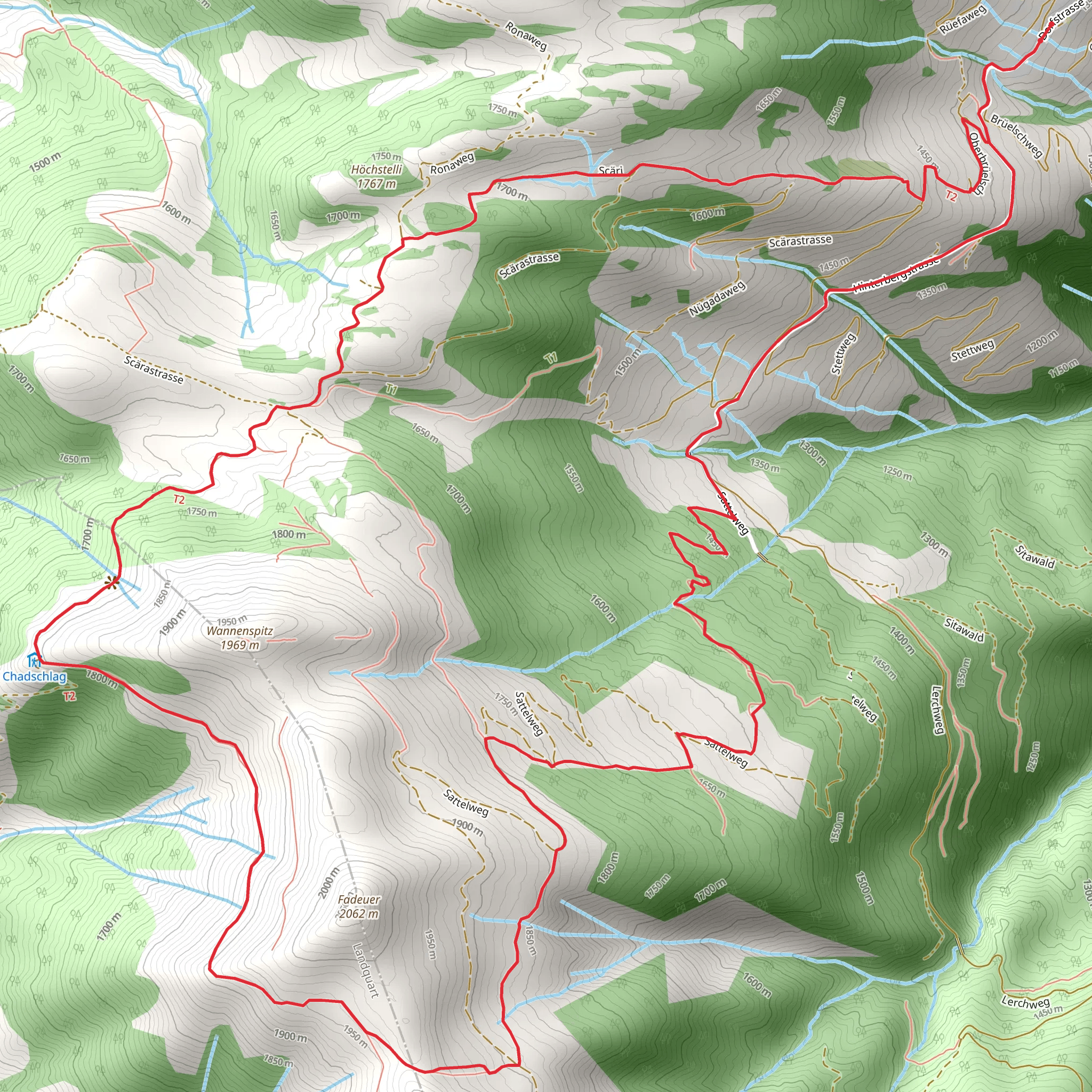 Furna - Furner Rundweg Loop Trail mobile static map