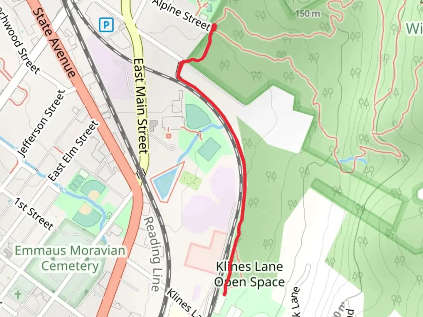 An image depicting the trail South Mountain Gateway Trail and its surrounding area.