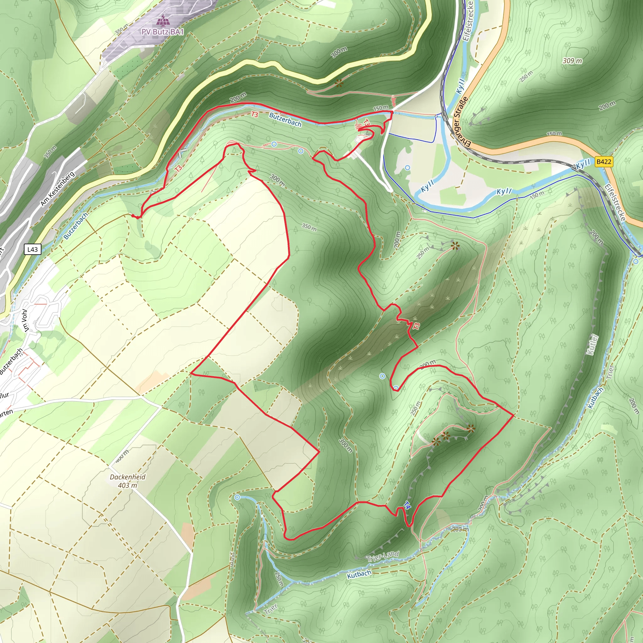 Ramsteiner Schweiz Loop via Römerpfad mobile static map