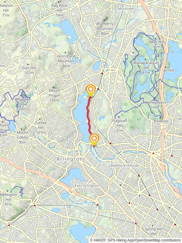 Upper and Lower Mystic Lake