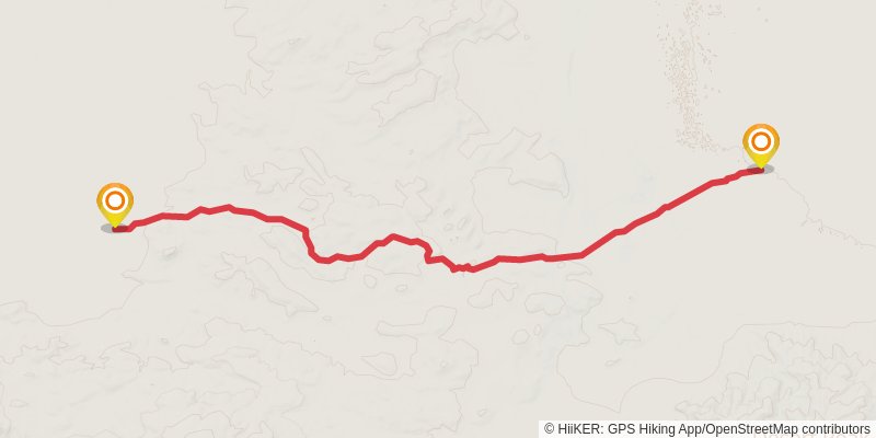 American Discovery Trail - Nevada stage 35 Map