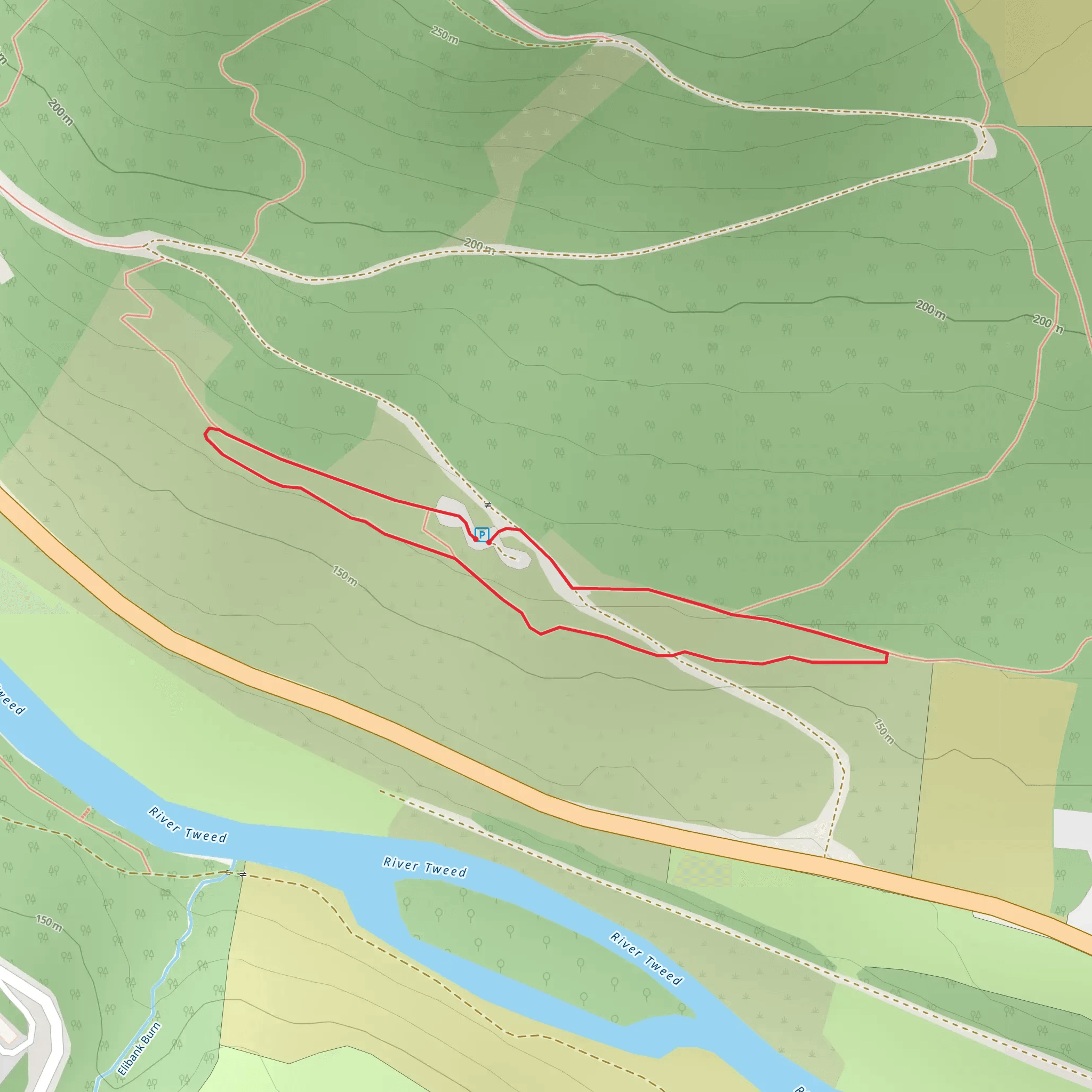 Meadow Loop Trail - Thornielee Forest mobile static map