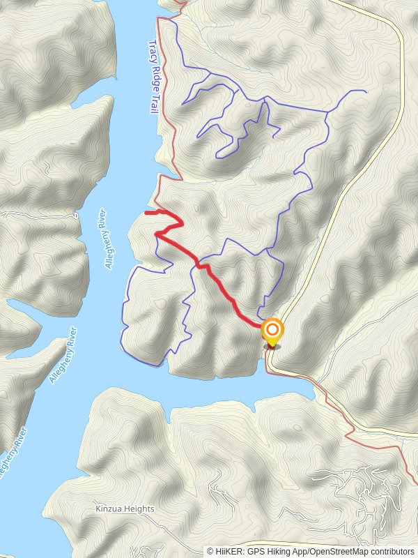 Handsome Lake Boat Trail mobile static map