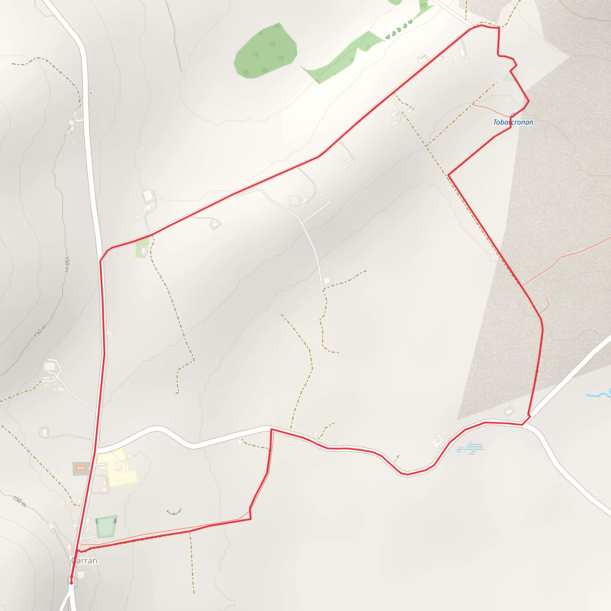 Templecronan Loop mobile static map