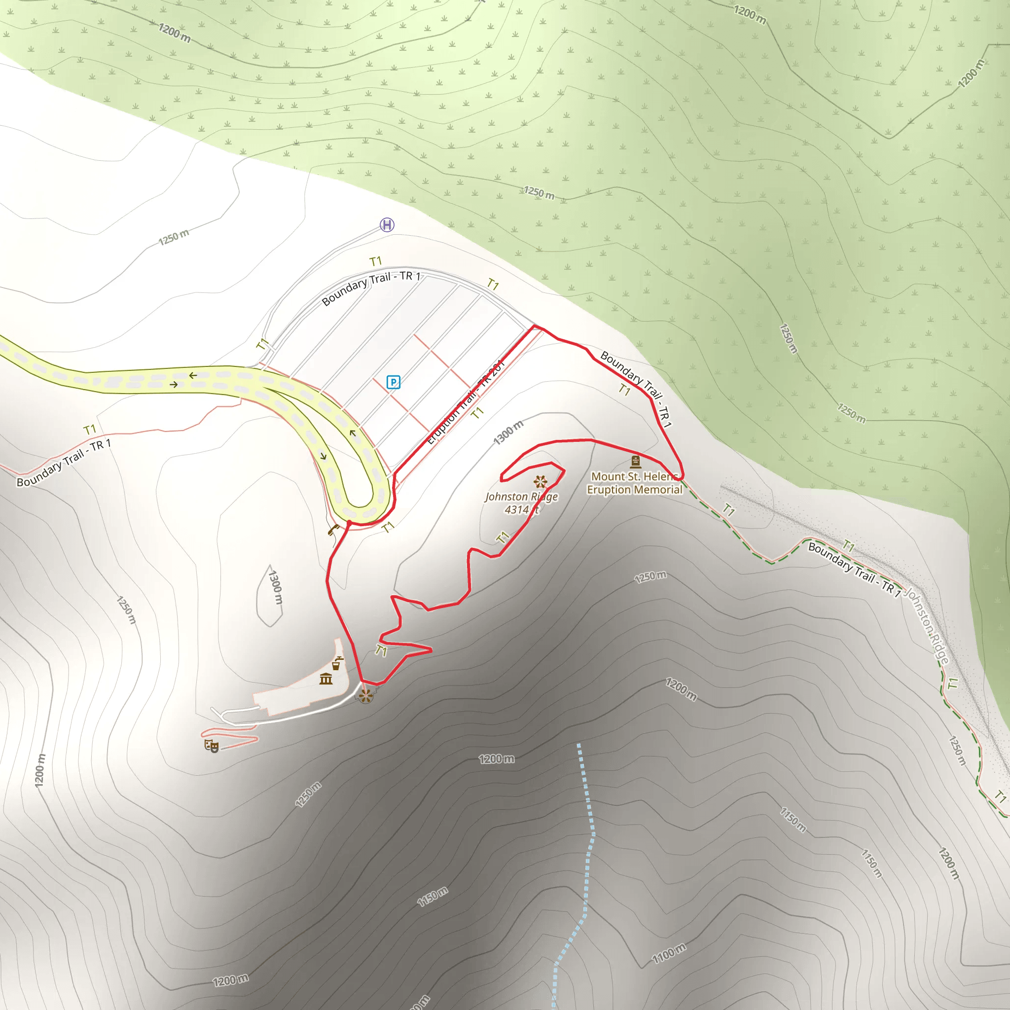 Eruption Trail mobile static map
